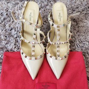 POUDRE ROCKSTUD HEELS VALENTINO